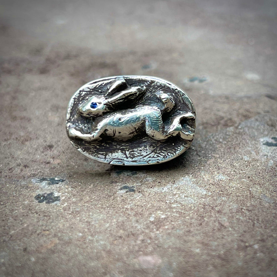 Rabbit Signet Ring